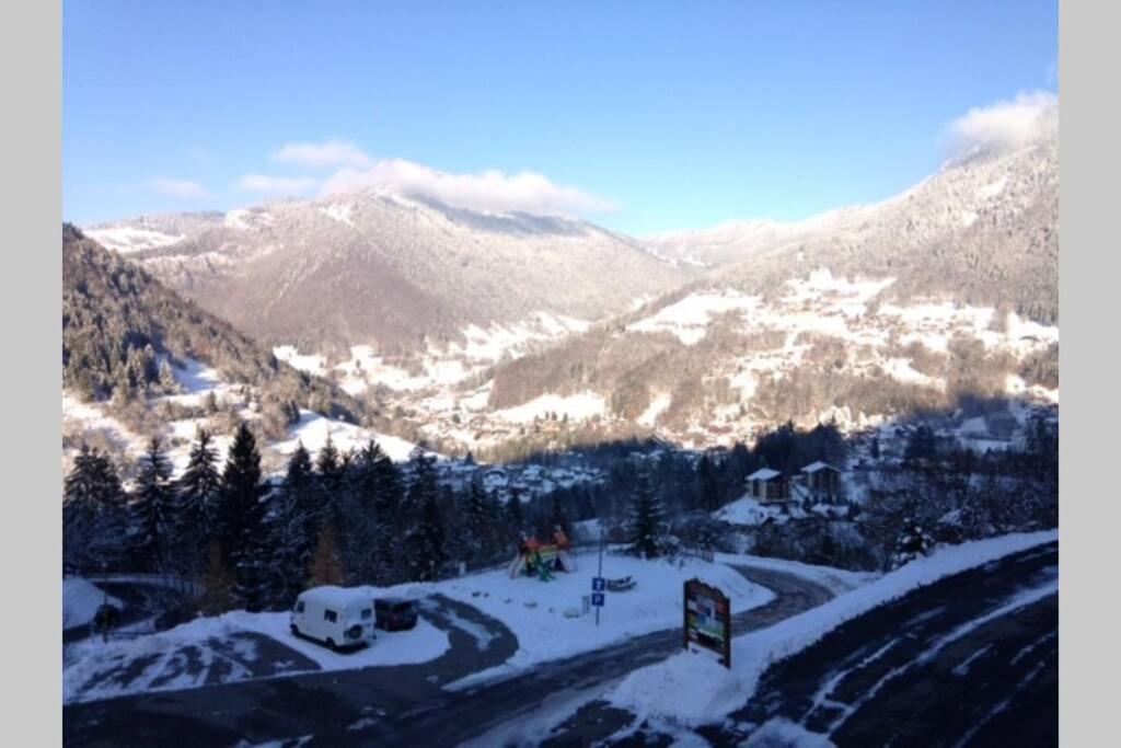 Au Pied Des Pistes B31, Chaleureux Studio 4 Pers, Vue Sur La Vallee Imprenable Avec Wifi, Draps Non Compris Saint-Jean-dʼAulps Eksteriør bilde