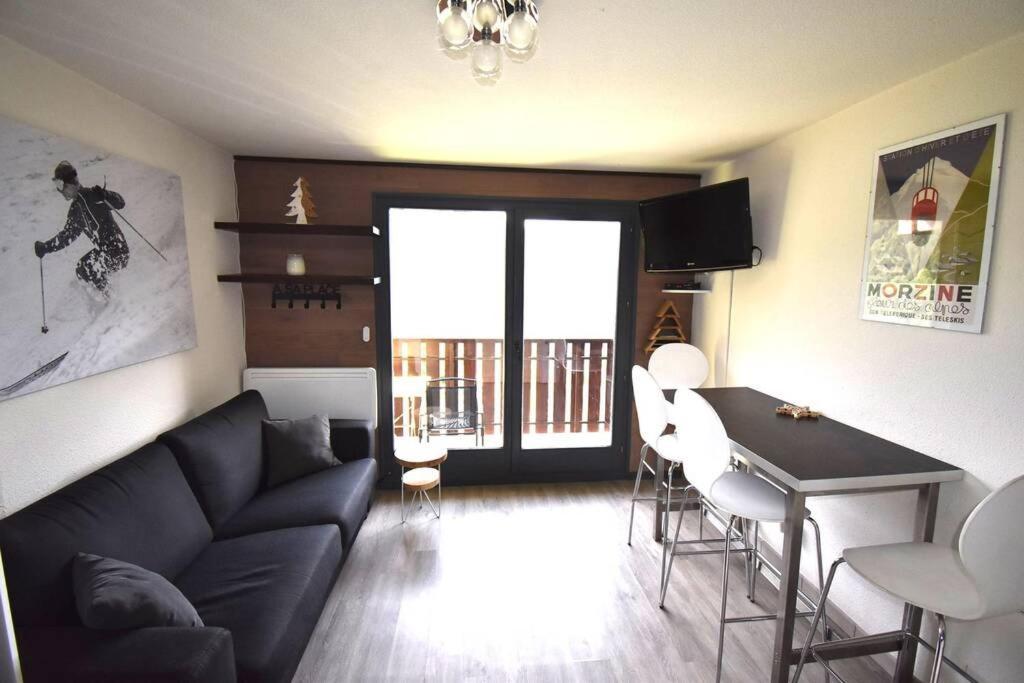 Au Pied Des Pistes B31, Chaleureux Studio 4 Pers, Vue Sur La Vallee Imprenable Avec Wifi, Draps Non Compris Saint-Jean-dʼAulps Eksteriør bilde